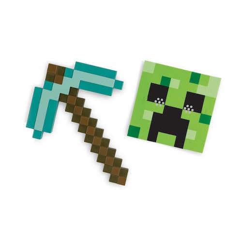Set de Pico y Mascara Creeper de Minecraft Disguise