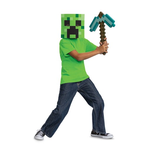Set de Pico y Mascara Creeper de Minecraft Disguise