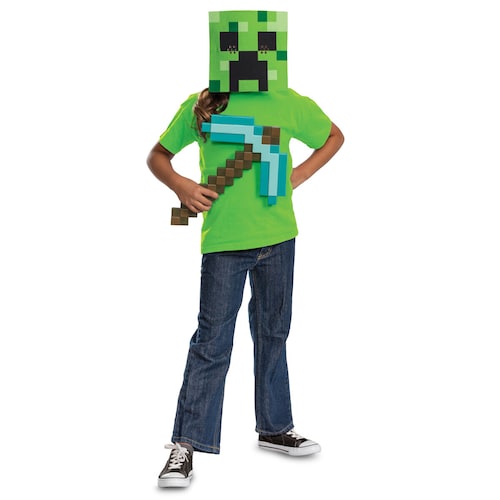 Set de Pico y Mascara Creeper de Minecraft Disguise