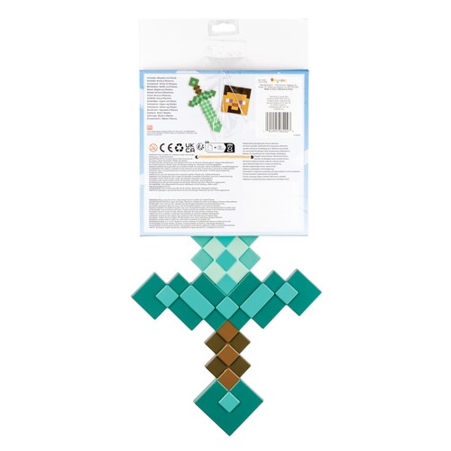 Set de Espada y Mascara Steve de Minecraft Disguise