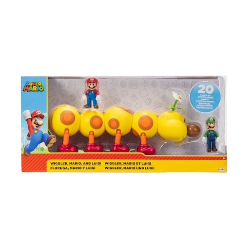 Set de 3 Figuras de Mario, Floruga y Luigi Jakks Pacific
