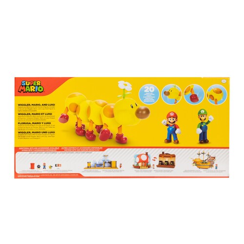 Set de 3 Figuras de Mario, Floruga y Luigi Jakks Pacific