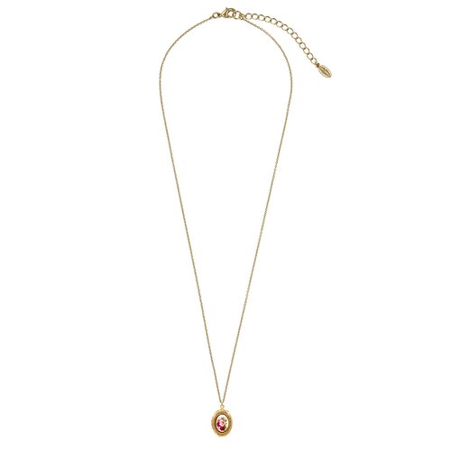 Locket con Camafeo de Flor Queen Victoria