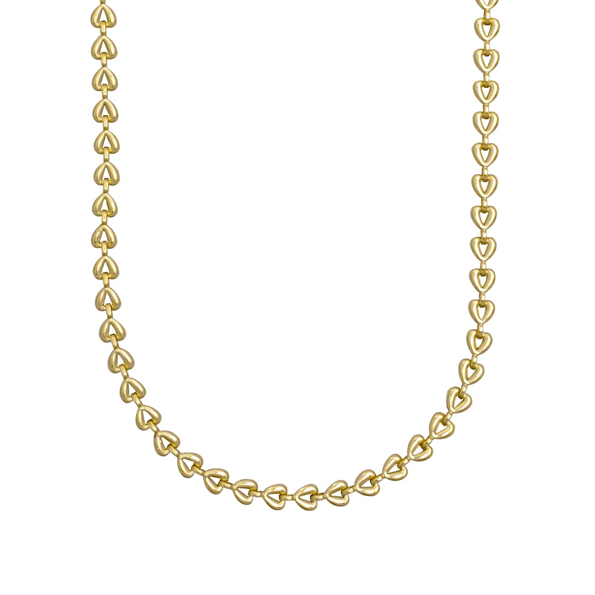 Collar Cadena Corazones Continuos Mossimo