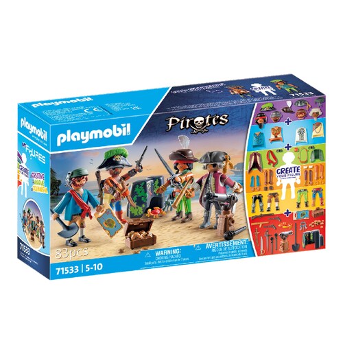 My Set Figures Piratas Playmobil
