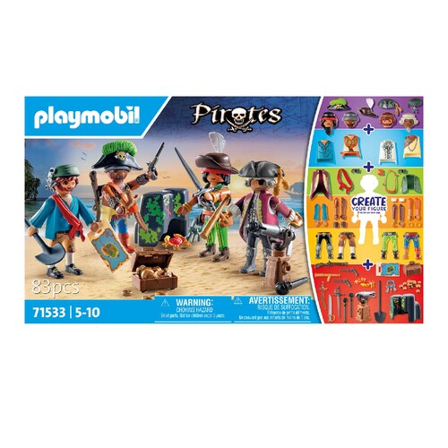 My Set Figures Piratas Playmobil