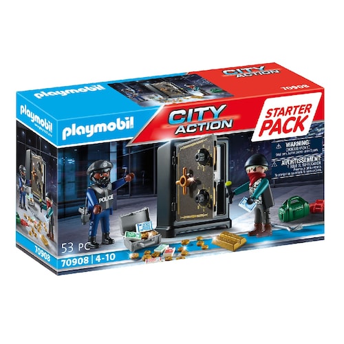 City Action Starter Pack Caja Fuerte Playmobil