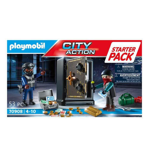 City Action Starter Pack Caja Fuerte Playmobil