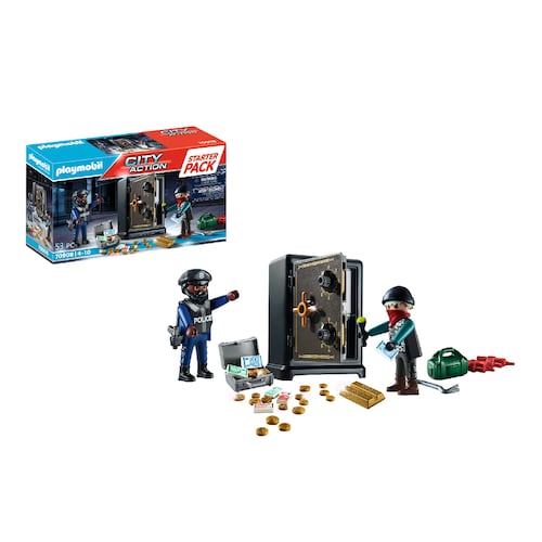 City Action Starter Pack Caja Fuerte Playmobil