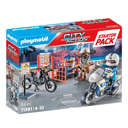 City Action Starter Pack Policía Playmobil