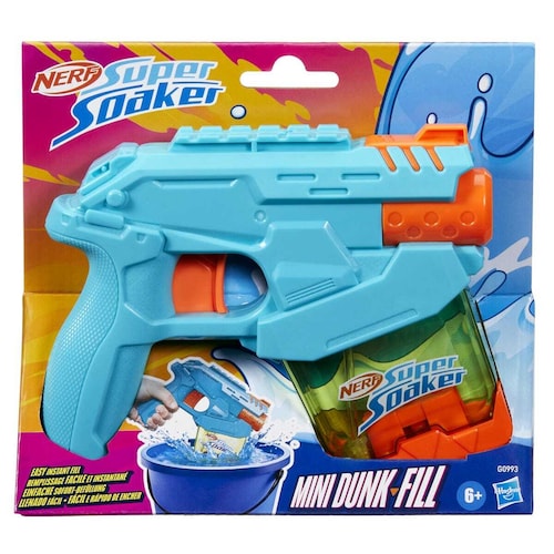 Nerf Super Soaker Lanzador de Agua Mini Dunk-Fill