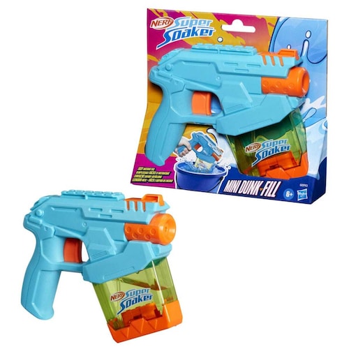 Nerf Super Soaker Lanzador de Agua Mini Dunk-Fill