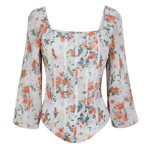 Blusa Corset Just By Basel para Mujer Petite