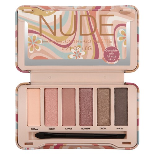 Paleta de Sombras Metálicas Mate Nude Bys