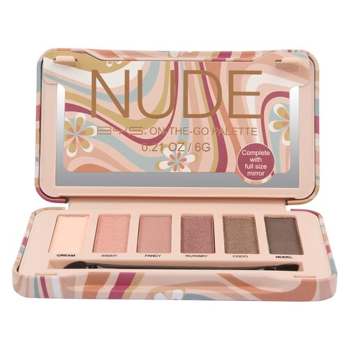 Paleta de Sombras Metálicas Mate Nude Bys