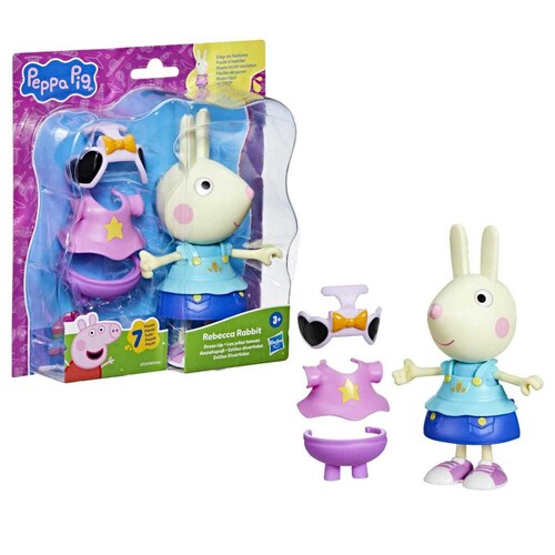Peppa Pig Muñeca Estilos Divertidos Rebeca Liebre