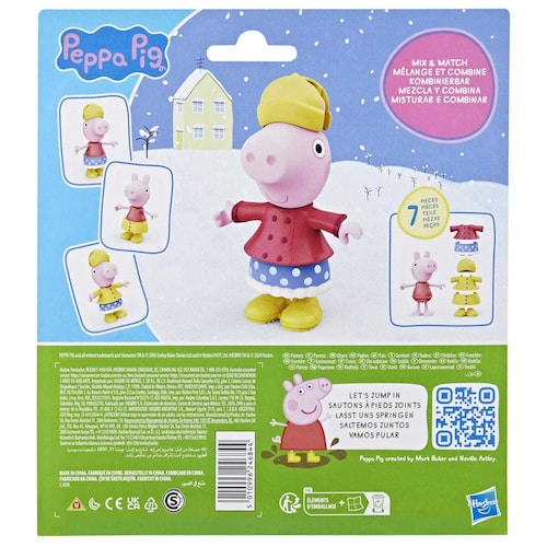 Peppa Pig Muñeca Estilos Divertidos Peppa