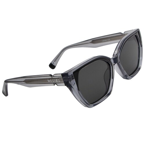 Lentes de Sol Cat Eye Westies Grises para Mujer