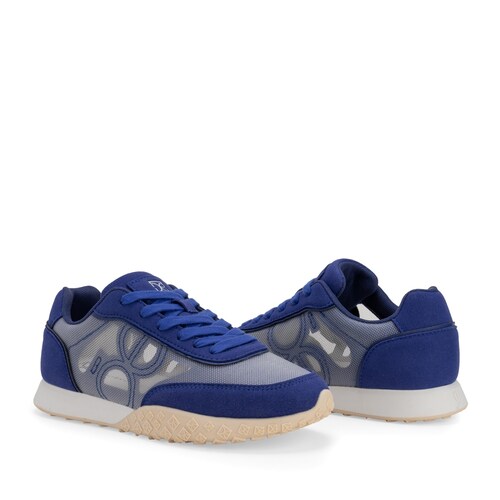 Tenis Casual con Mesh Cloe Azul 2Czv25008El