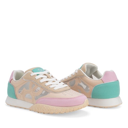 Tenis Casual con Mesh Cloe Multicolor 2Czv25008Mu