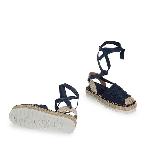 Alpargata con Tiras Ajustables Cloe Marino Cloe 2Czv25010Ma