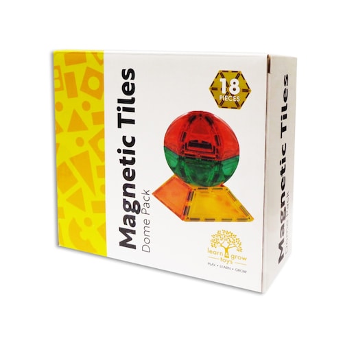 Magnetic Tiles Dome Pack  18 Pz