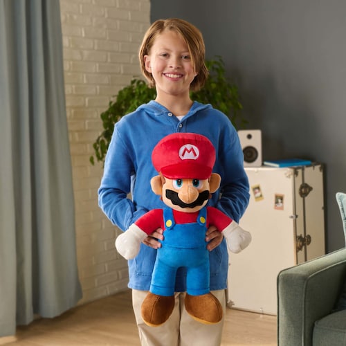 Juguete Mario Bros Peluche Gigante Peluche Gigante De Mario Jakks