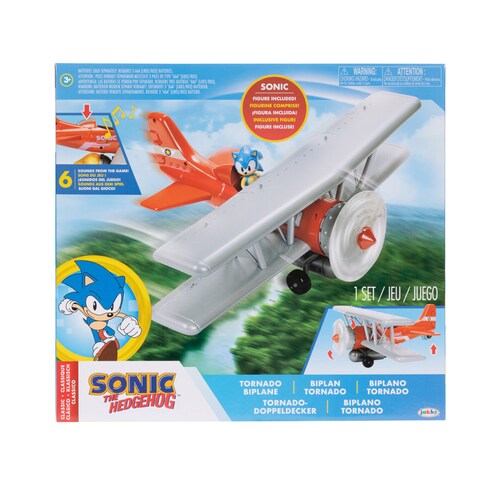 Juego Biplano Tornado de Sonic Jakks Pacific