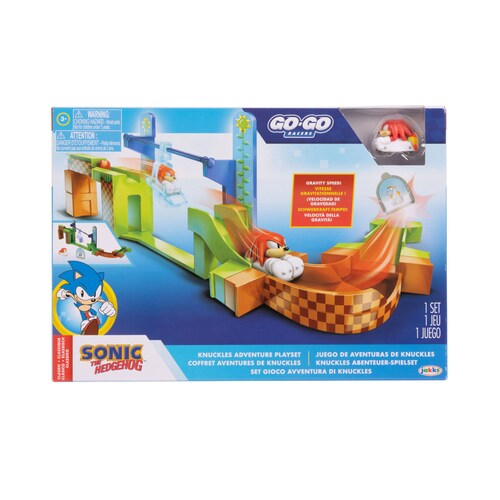 Juego Go Go Racers de Sonic y Knuckles Jakks Pacific