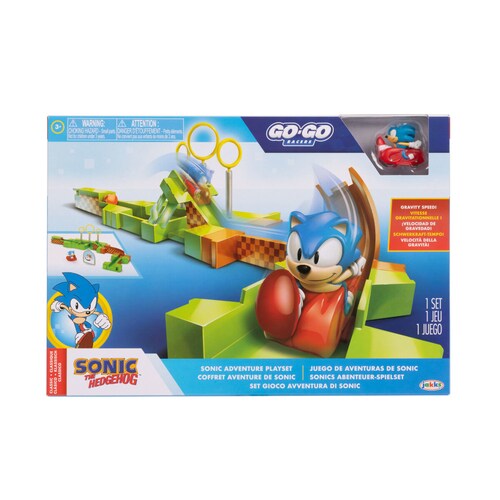 Juego Go Go Racers de Sonic y Knuckles Jakks Pacific