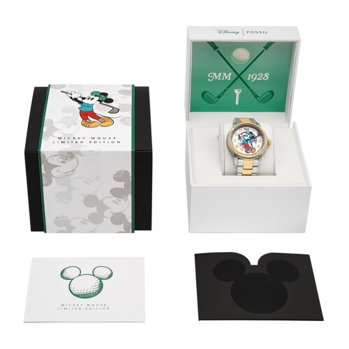 Reloj Fossil Mickey Mouse Golf Le1193 Unisex