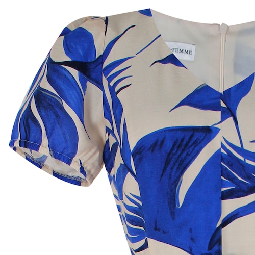 Vestido Corte Princesa Floral City Femme para Mujer