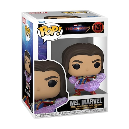 Funko Pop Marvel: The Marvels - Ms Marvel Pose de Lucha