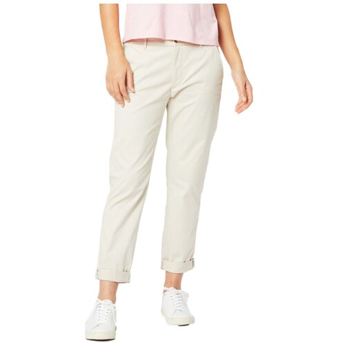 Poches Pratiques Style Pantalon Chino Dockers Weekend - Slim Fit - Regular Length - 55% Chanvre, 45% Coton - Femme - Écoresponsable Style Décontracté
