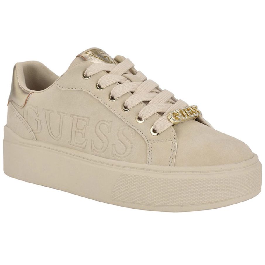 Tenis Guess De Mujer Color Cafe Marca Guess Originales Zapatillas