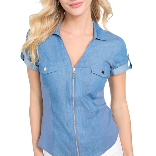Blusa Manga Corta Guess para Mujer