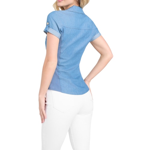 Blusa Manga Corta Guess para Mujer