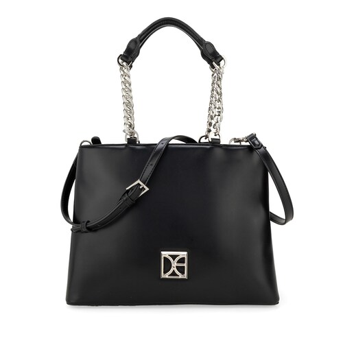 Bolso Satchel Cloe Negro para Mujer