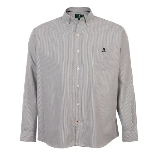 Camisa Polo Club a Rayas para Hombre Plus