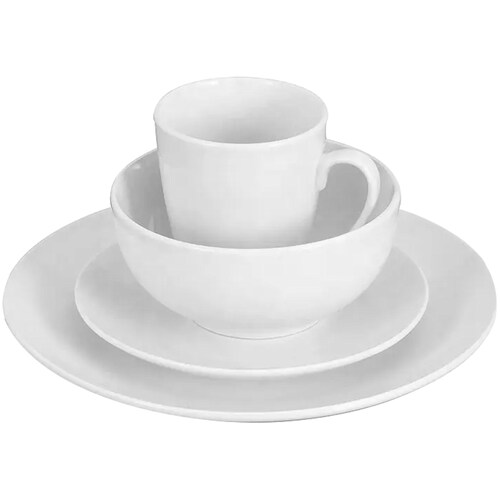 Vajilla Porcelana 16Pz Quebec Chefmaker