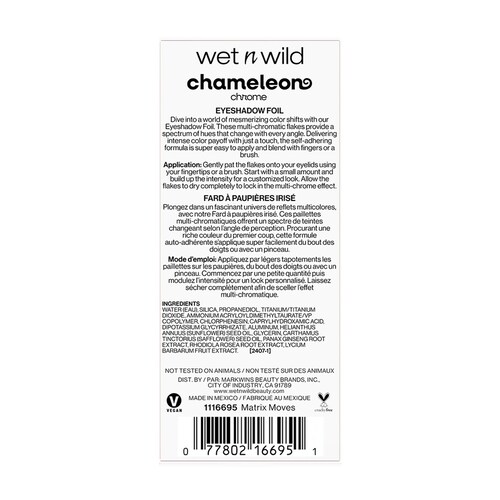 Sombras para Ojos Chameleon Chrome Foil Wet N Wild