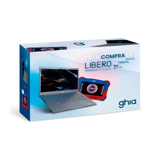 Laptop Ghia Libero Intel Celeron 4Gb Ram 128Gb + Tablet A7 Kids