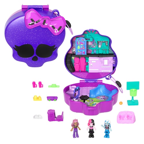 Polly Pocket Set de Juego Compacto Monster High Mattel
