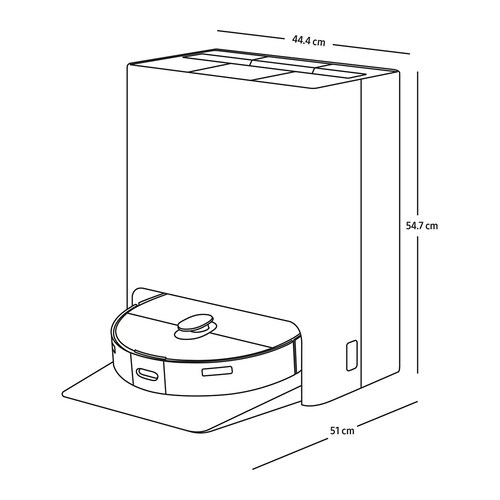 Aspiradora Samsung Robot Blanca Vr7Md96514Gax