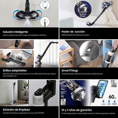 Aspiradora Samsung Bespoke Ai Jet Lite Premium