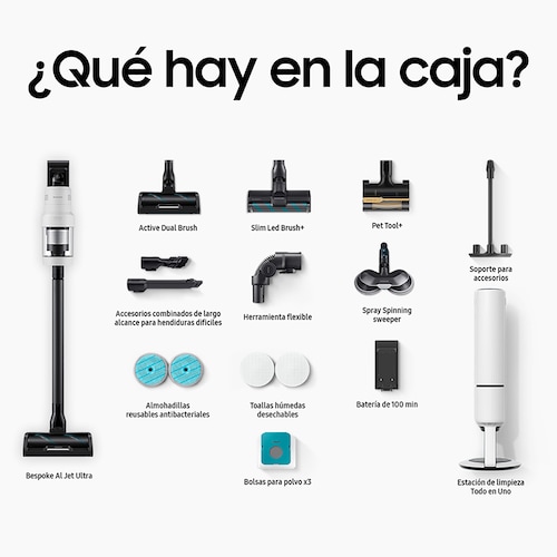 Aspiradora Samsung Bespoke Jet Ai Ultra Stick