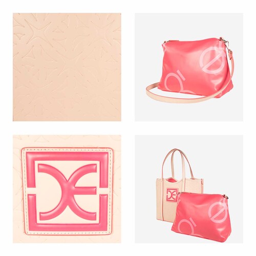 Bolso Tote Cloe Rosa para Mujer