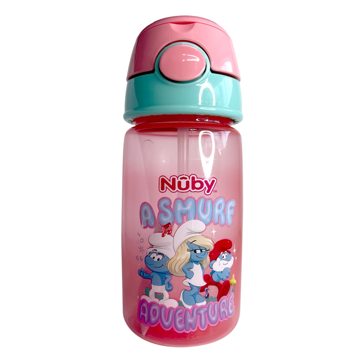 Vaso Flip-It 14Oz Pitufos - Rosa Nuby
