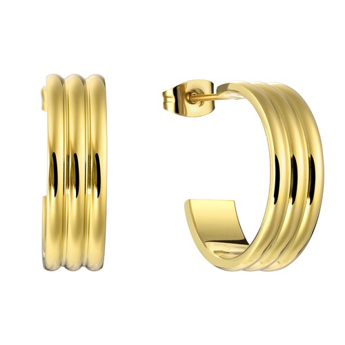 Aretes Dorados Enso para Mujer