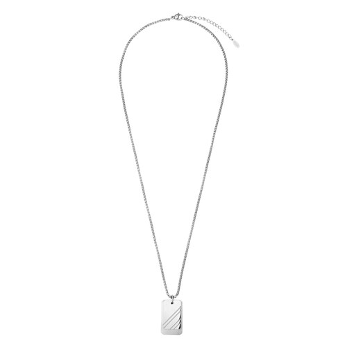 Collar Color Plateado Enso Men